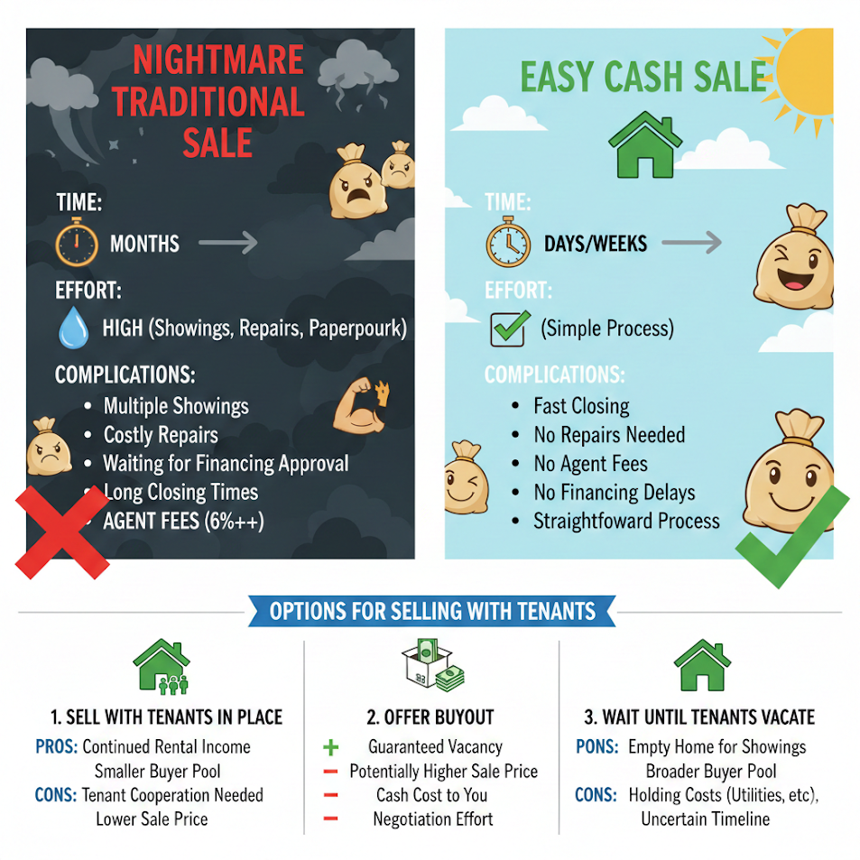 Landlord and tenant property discussion