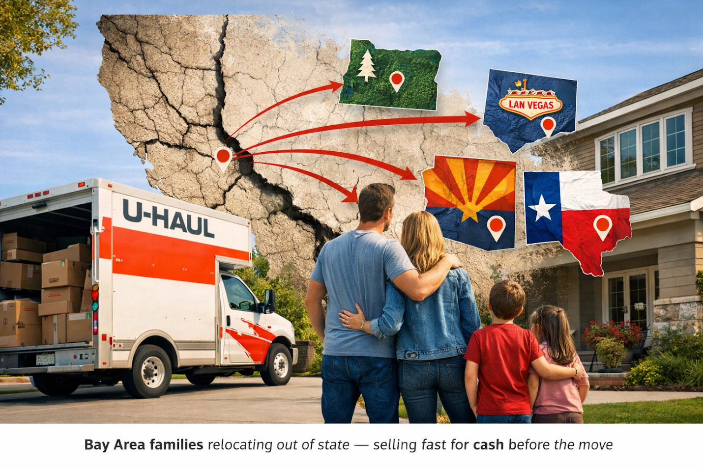 Bay Area homeowners relocating out of California in 2026