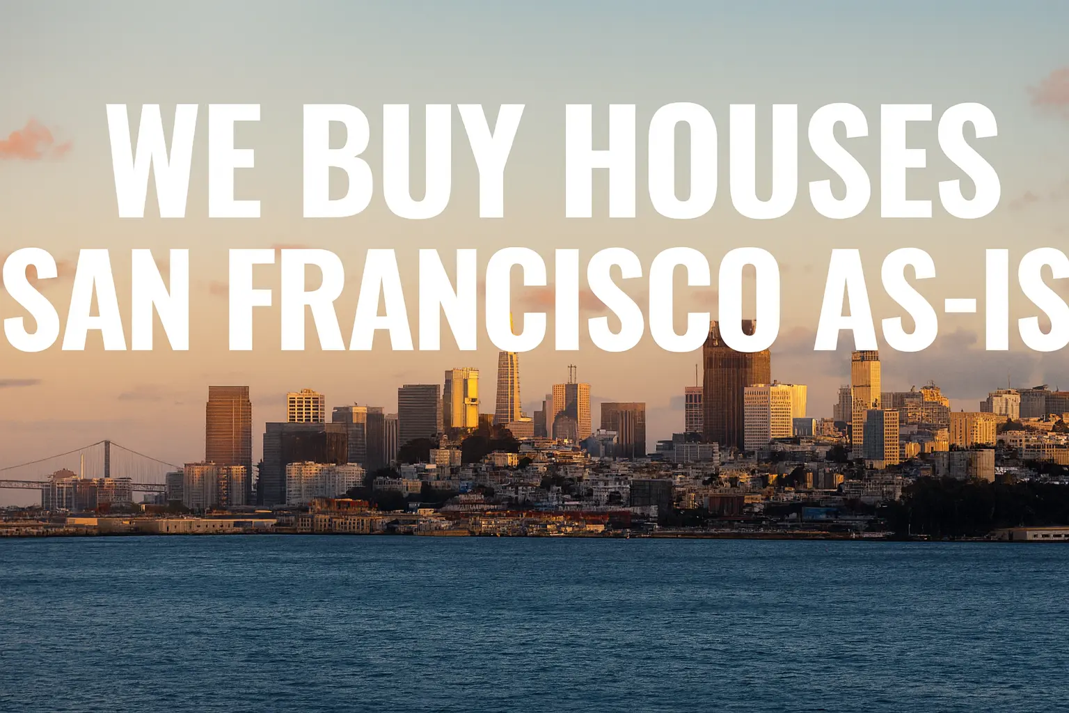 San Francisco homeowner exploring an as-is home sale