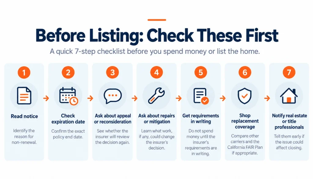 Before Listing Checklist