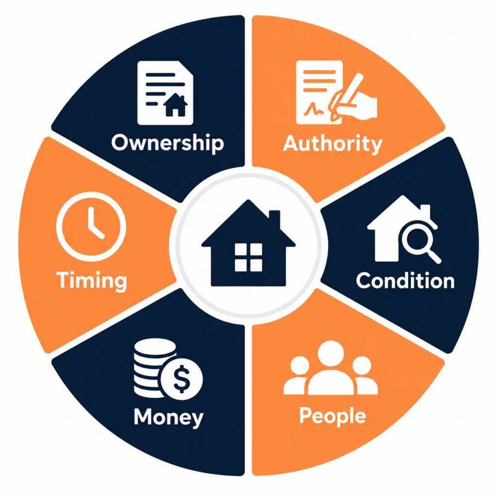 Six Segment Property Wheel Infographic 3