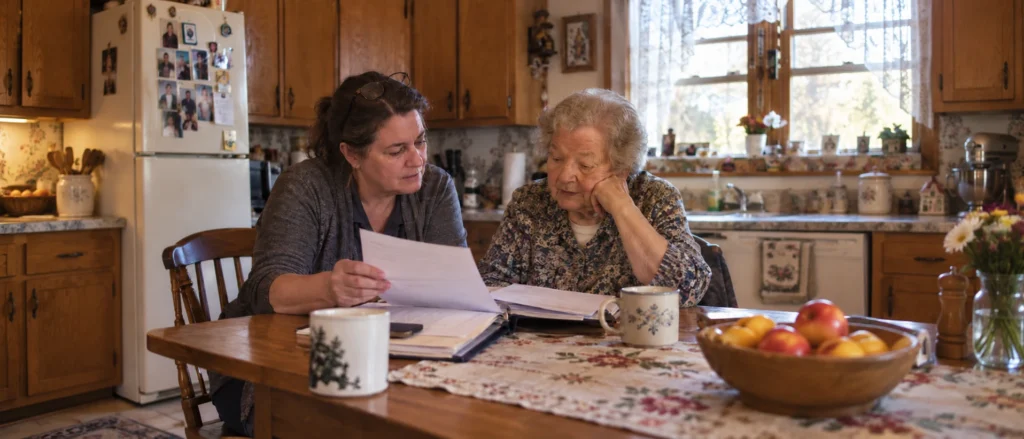 Warm Kitchen Paperwork Together 2